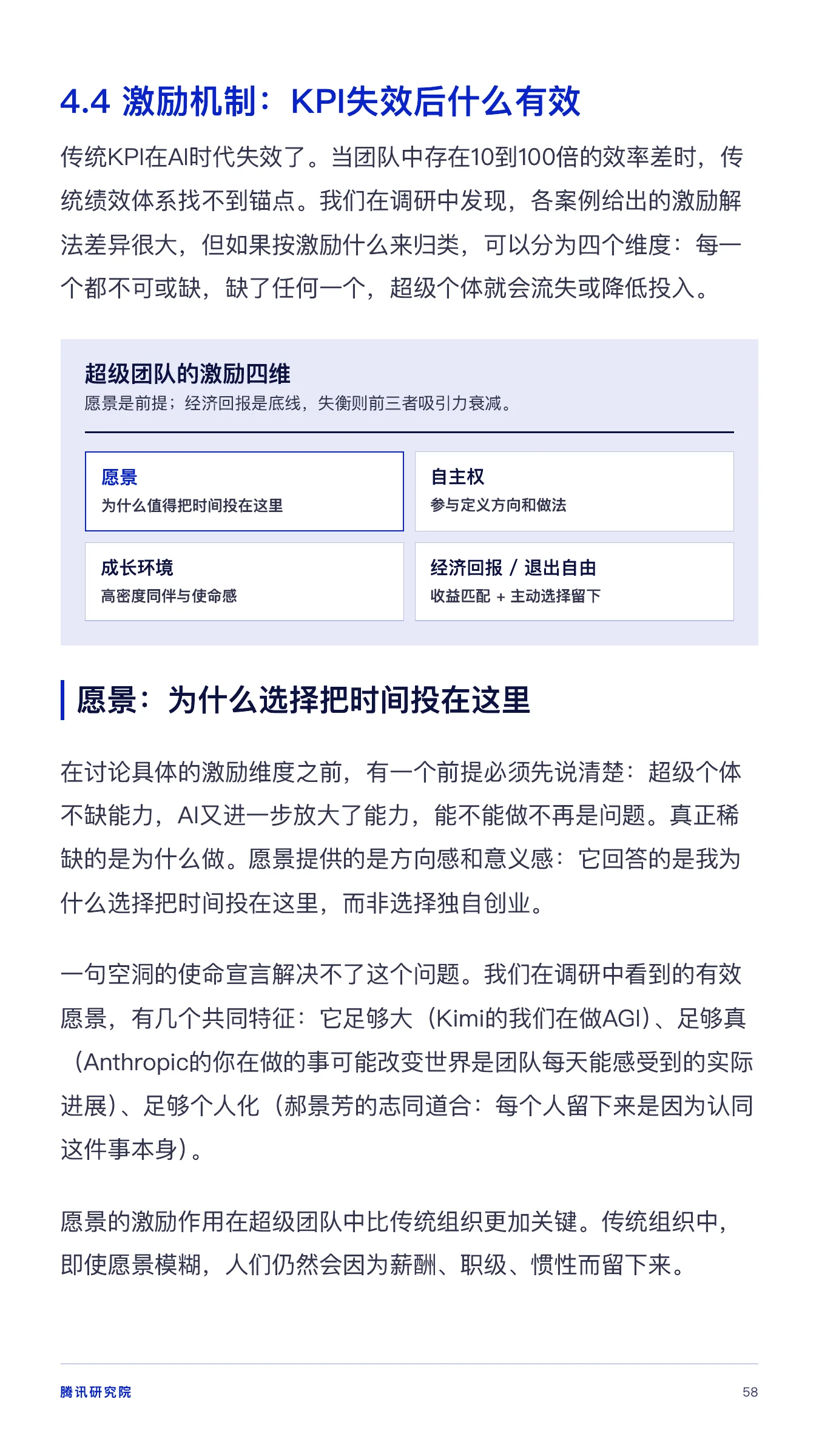 《从超级个体到超级团队》报告第 58 页